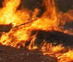 विमानस्थलको कार्यालय प्रमुखलगायतका कर्मचारी बस्ने घरमा आगलागी