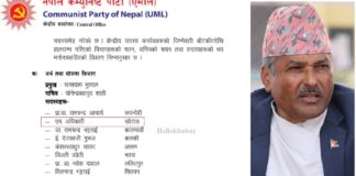 महाप्रसाद अधिकारी गभर्नर बनेपछि यसरी बने एमाले केन्द्रीय अर्थ विभागमा ‘एम. अधिकारी’