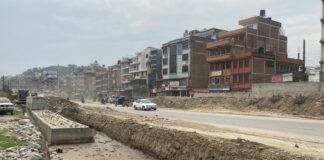 साँगा–धुलिखेल सडकः पुलबजार खण्डमा स्तरोन्नति सुरु