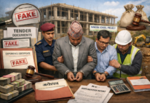 नमुना स्कुल बनाउन नक्कली कागजात, गाउँपालिकाका अध्यक्ष, प्रमुख प्रशासकिय अधिकृत र निर्माण व्यवसायीलाई मुद्दा