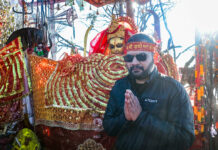 बालेन शाहद्वारा पाथीभरा मन्दिरमा दर्शन