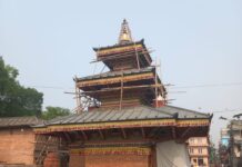 पशुपति क्षेत्रस्थित जयवागेश्वरीको ‘कलेवर’ फेरिँदै