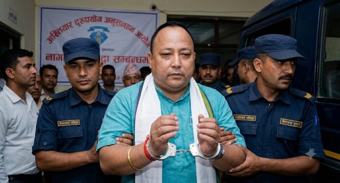 तस्बीरमा देखिएका व्यक्ती मेयर हुन् । तर, सांकेतिक बनाइएको हो ।