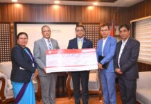 नागरिक लगानी कोषद्वारा बाढी प्रभावितका लागि १ करोड १ लाख सहयोग